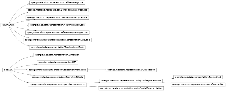 Inheritance diagram of opengis.metadata.representation